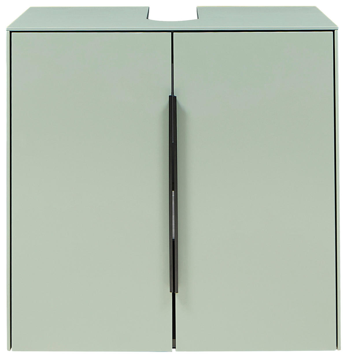 WASCHBECKENUNTERSCHRANK 60/60/33 cm  - Schwarz/Grün, Design, Holzwerkstoff/Kunststoff (60/60/33cm) - home24