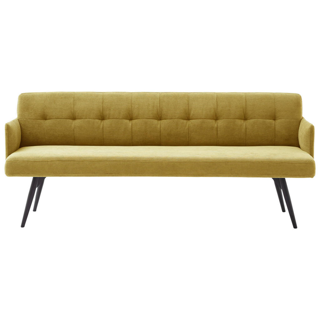 Thumbnail - Johann Jakob Sitzbank, Gelb, Grün, Textil, 2-Sitzer, 206x85x69 cm, Goldenes M, Oeko-Tex® Standard 100, DGM-Klimapakt, DG...