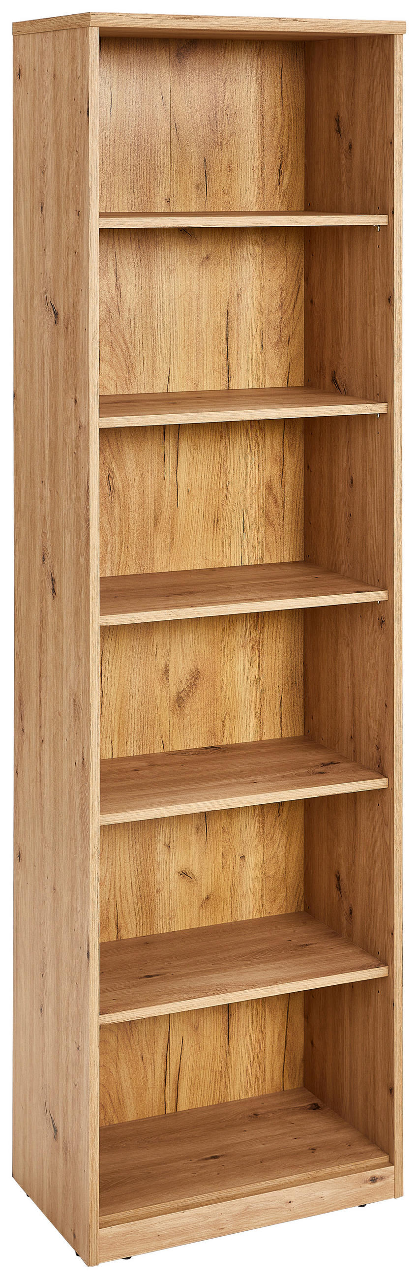 REGAL Eiche Artisan  - Schwarz/Eiche Artisan, Basics, Holzwerkstoff (55/194/36cm) - Xora