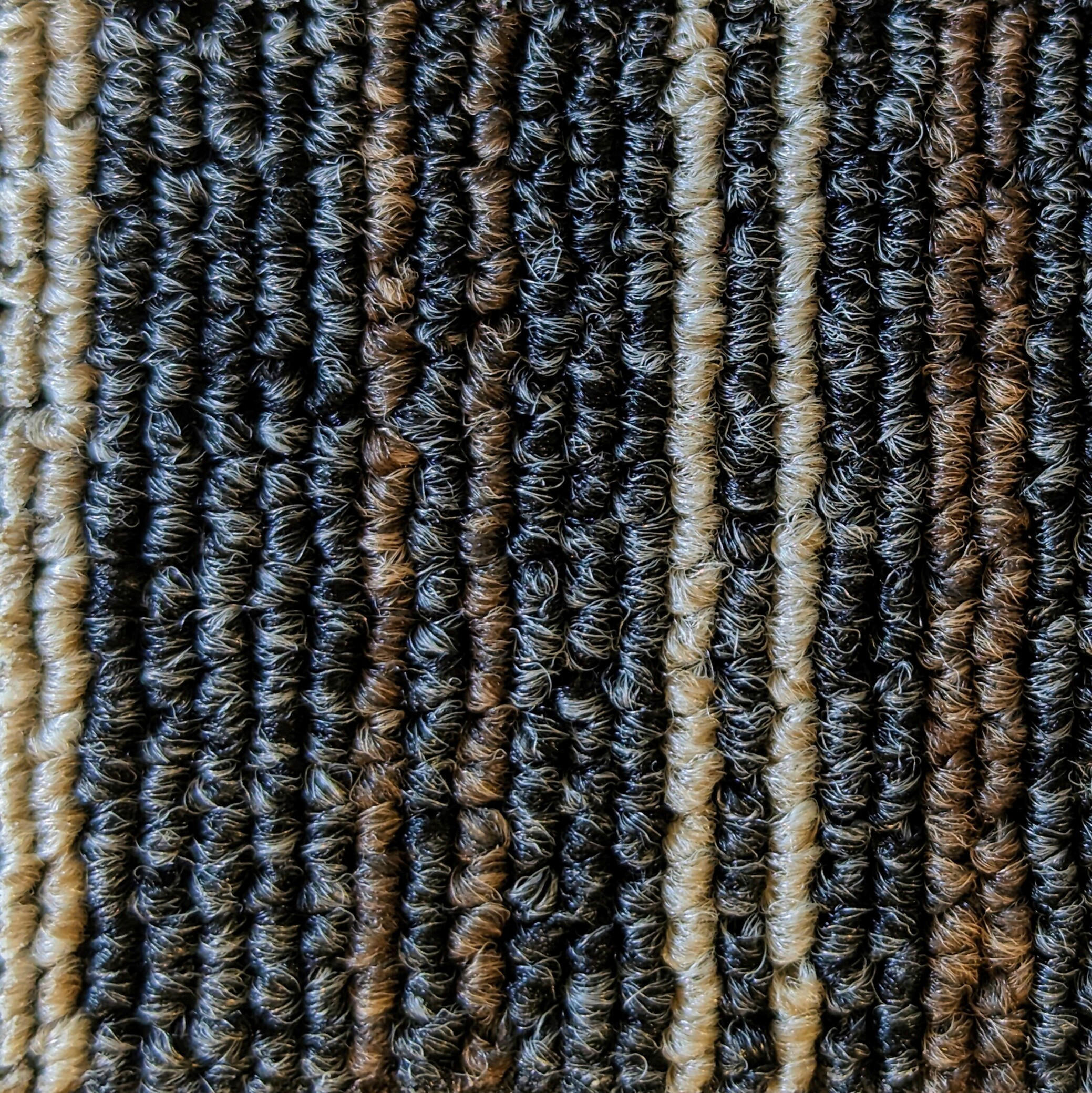 TEPPICHFLIESE - Beige/Grau, Basics, Textil (50/50cm)