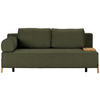 SCHLAFSOFA in Holz, Textil Olivgrün  - Naturfarben/Olivgrün, Design, Holz/Textil (211/88/102cm) - Niels Andersson