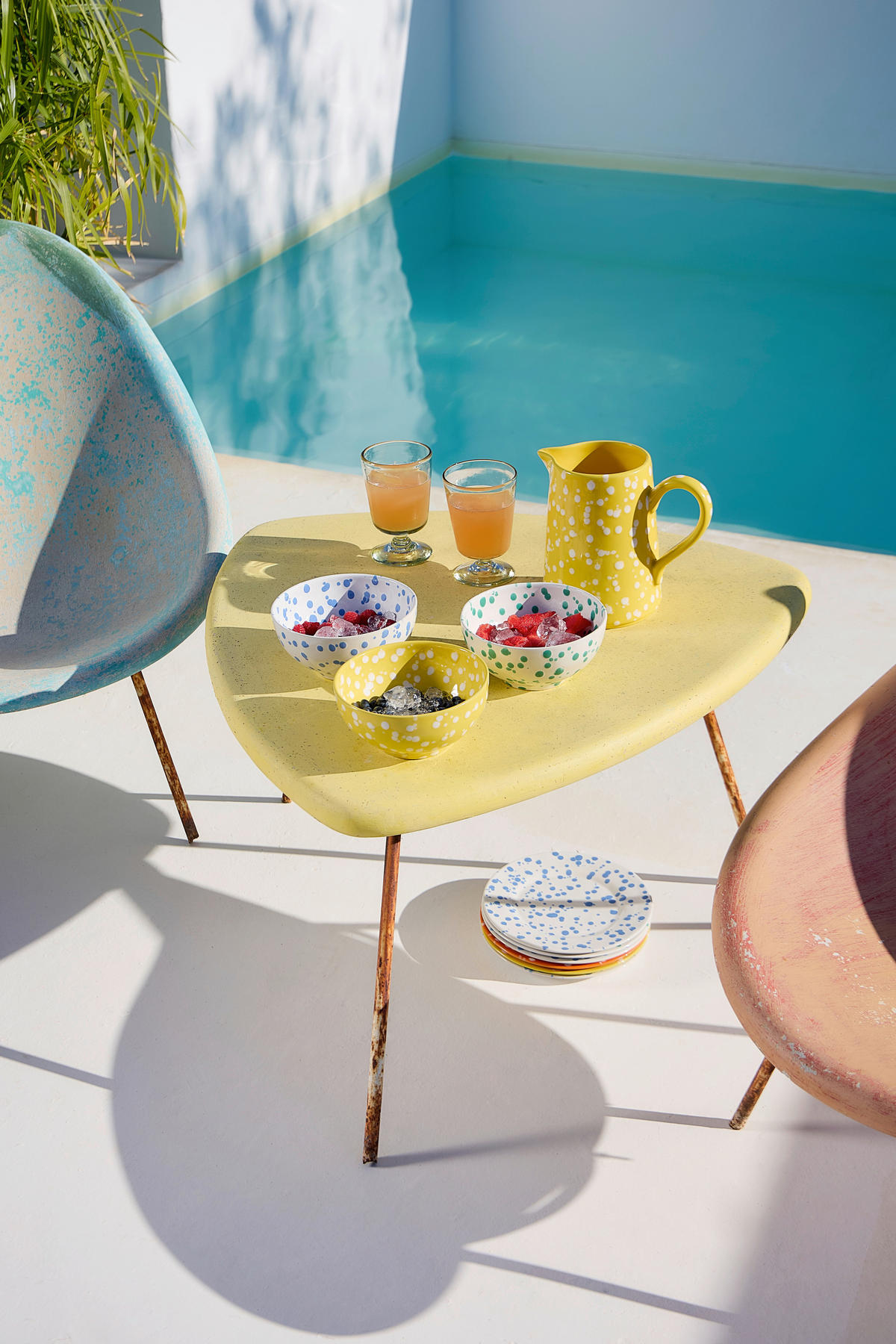 KOMBISERVICE Gelb RAFAELA 4-teilig 1 Personen  - Gelb, Basics, Keramik - Costa Nova