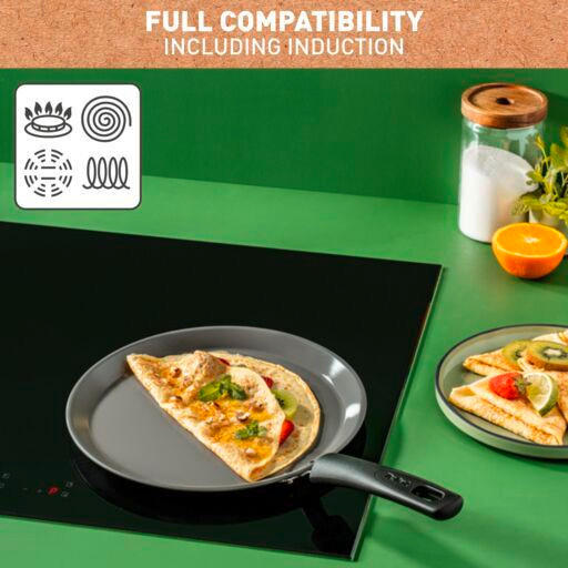 PONEV ZA PALAČINKE Renew 25 cm - siva, Basics, kovina/keramika (25cm) - Tefal
