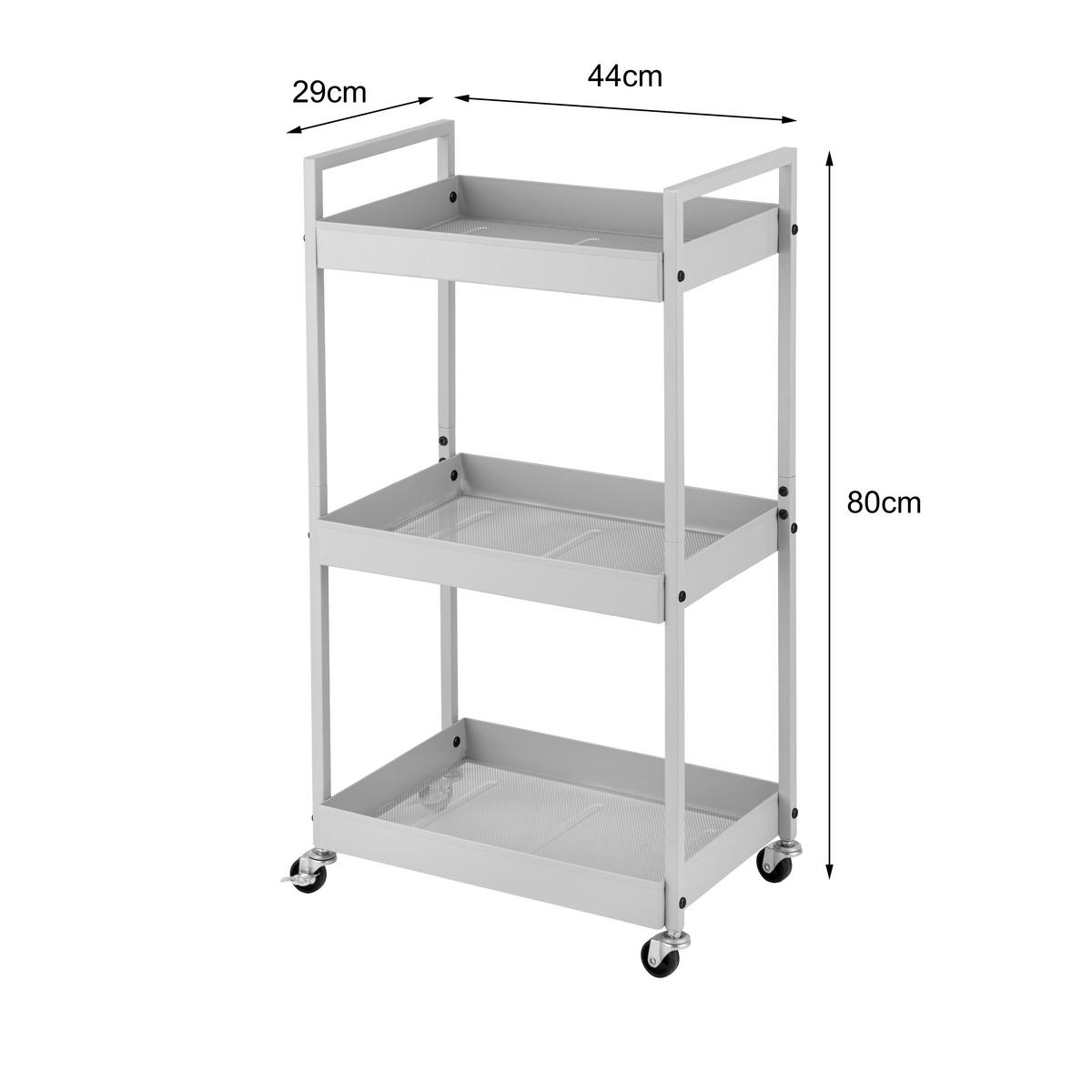 SERVIERWAGEN Kaschmir  - Kaschmir, Basics, Kunststoff/Metall (45/80/29cm) - Boxxx