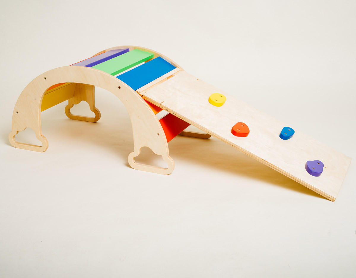 WIPPE  - Multicolor/Naturfarben, Basics, Holz (40/75/37cm)