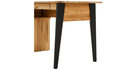 SCHREIBTISCH 156,7/65/74,2 cm in Eichefarben - Wildeiche/Eichefarben, MODERN, Holz/Holzwerkstoff (156,7/65/74,2cm) - Linea Natura