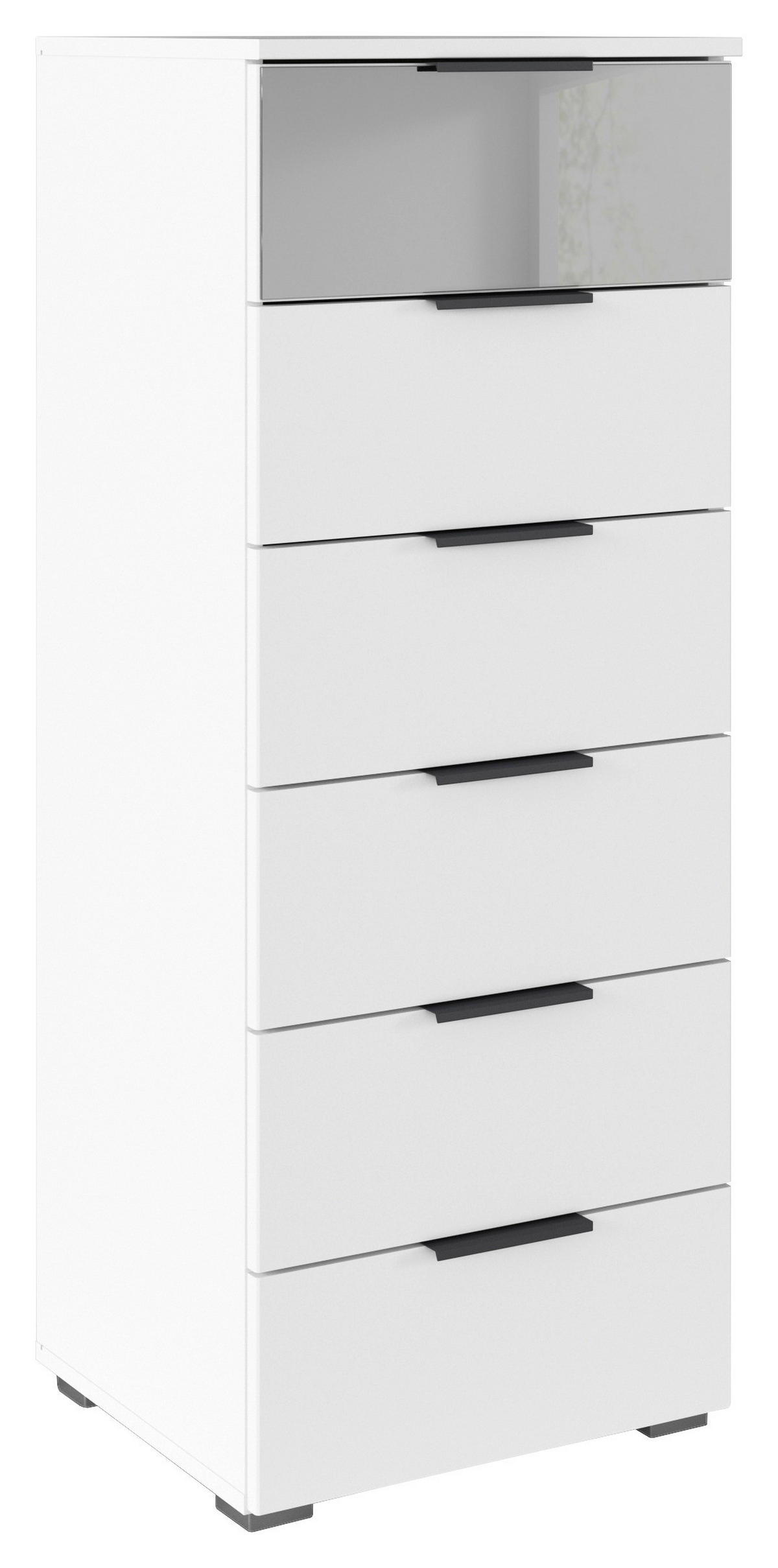 KOMMODE 47/119/42 cm  in  - Alufarben, Modern, Glas/Holzwerkstoff (47/119/42cm) - Rauch Möbel
