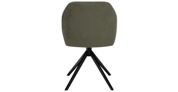 STUHL  Stoffauswahl, Typenauswahl Flachgewebe  - Schwarz/Grün, KONVENTIONELL, Textil/Metall (57/88/59cm) - Moderano