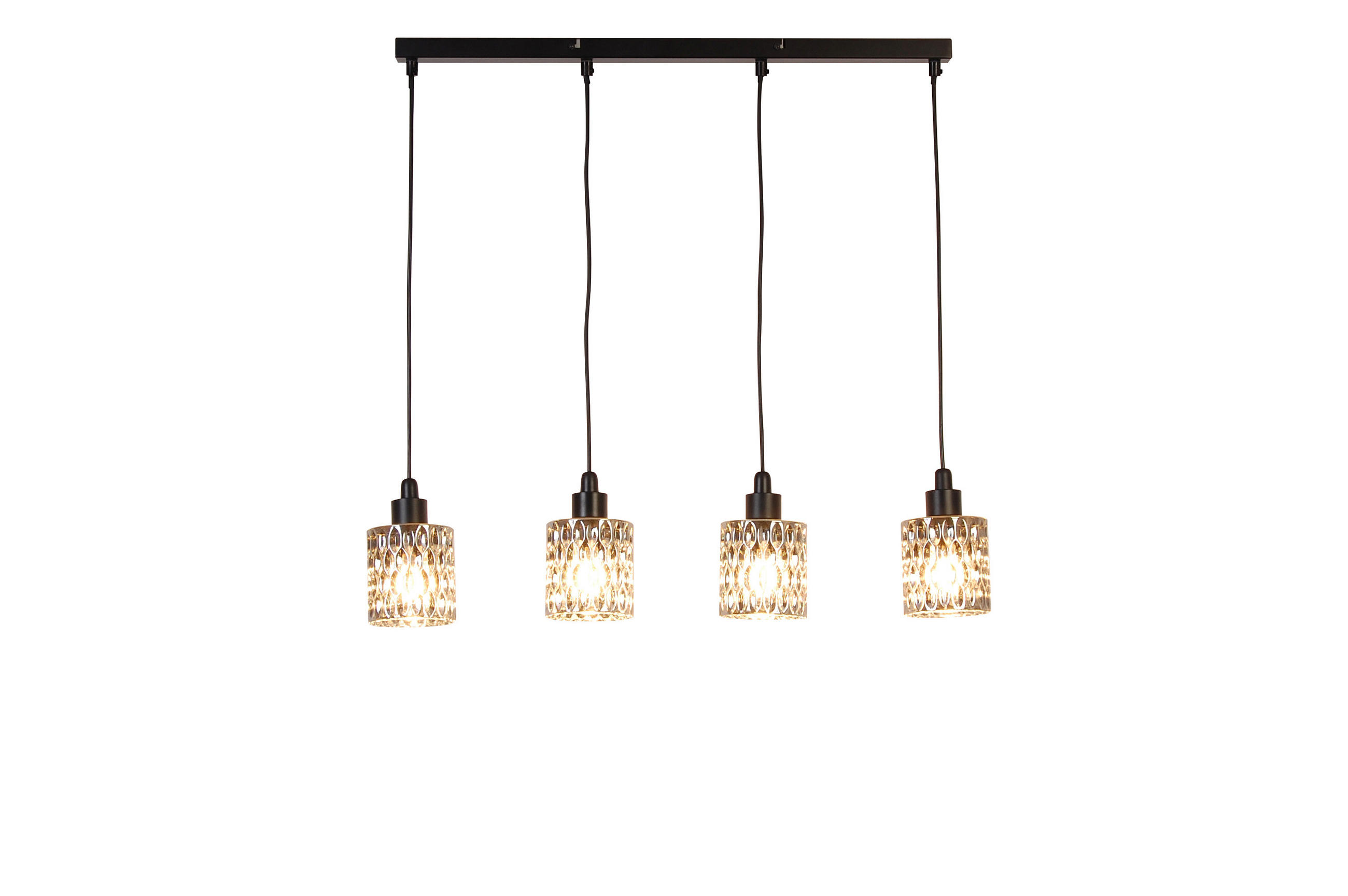 HÄNGELEUCHTE 90/11/112 cm   - Graubraun, Trend, Glas/Metall (90/11/112cm) - Novel