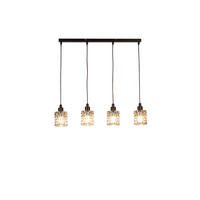 HÄNGELEUCHTE 90/11/112 cm    - Graubraun, Trend, Glas/Metall (90/11/112cm) - Novel