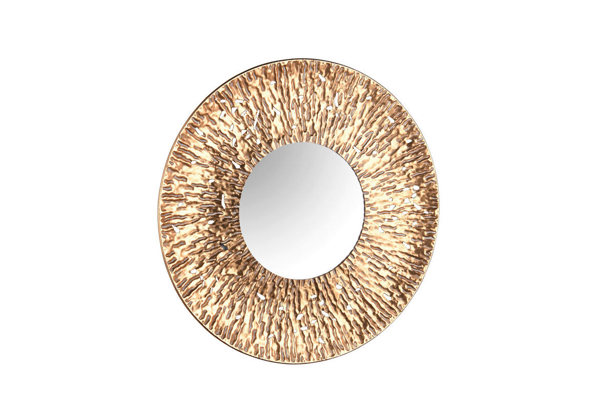 DEKOSPIEGEL - Goldfarben, Trend, Glas/Metall (80/80/9cm) - Boxxx