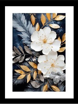 BILD Blumen  - Multicolor, Basics, Textil (30/40/1.5cm) - Euroart