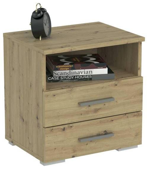 Carryhome NOČNÍ STOLEK, dub artisan, 45/47/35 cm
