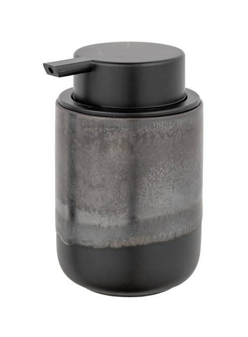 SEIFENSPENDER Kunststoff, Keramik  - Dunkelgrau/Grau, Konventionell, Keramik/Kunststoff (8/12,5/9cm) - Schöner Wohnen