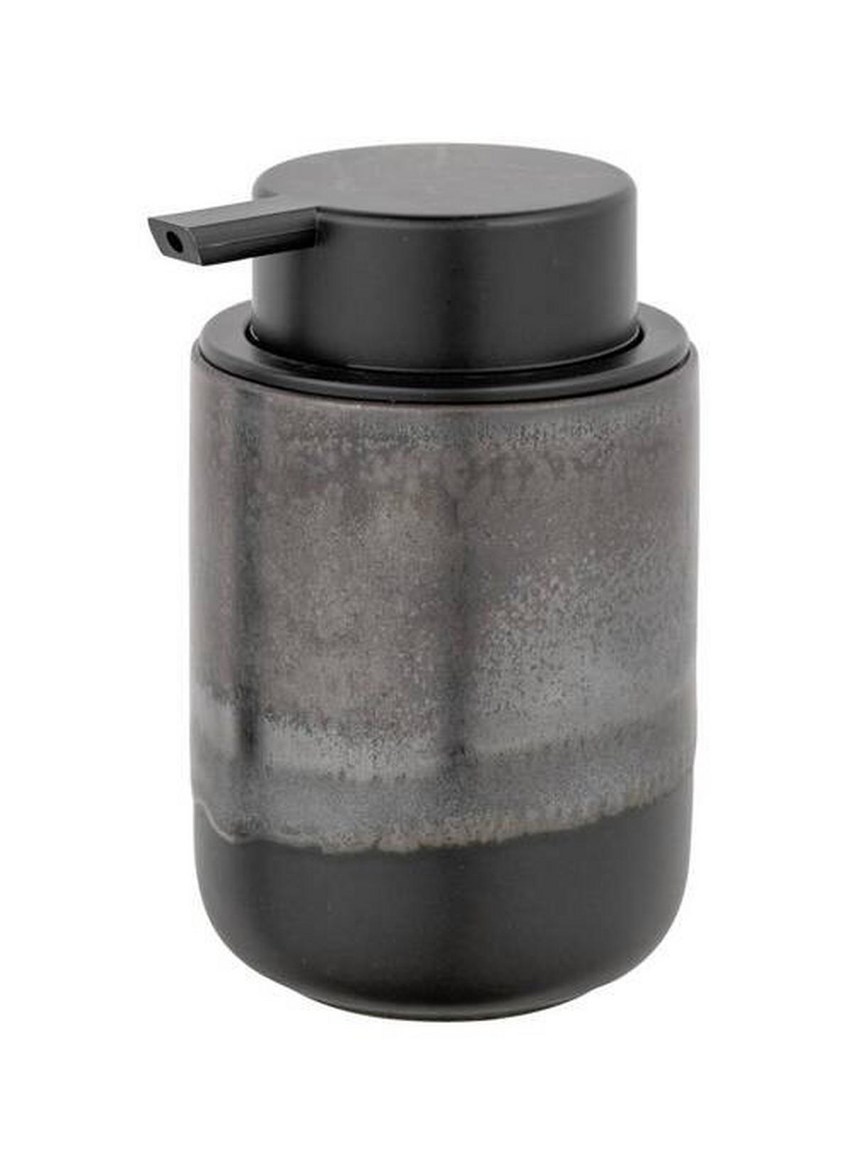SEIFENSPENDER Kunststoff, Keramik  - Dunkelgrau/Grau, Konventionell, Keramik/Kunststoff (8/12,5/9cm) - Schöner Wohnen