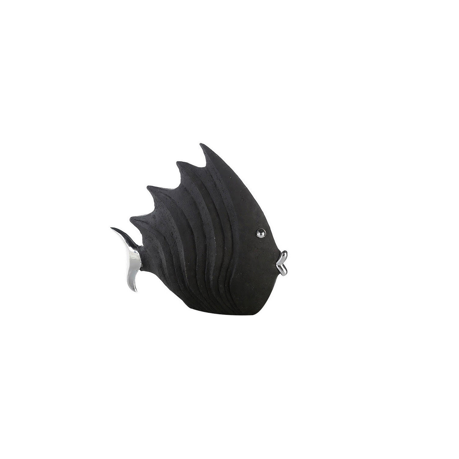 XXXLutz Dekofisch Schwarz 29x26x9.5 cm