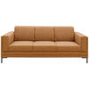 3-SITZER-SOFA Webstoff Messingfarben  - Messingfarben/Schwarz, Design, Textil/Metall (210/82/90cm) - LOOKS by W.Joop