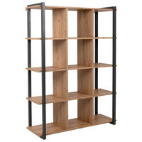 REGAL Anthrazit, Eichefarben  - Eichefarben/Anthrazit, KONVENTIONELL, Holzwerkstoff (107/145/39cm) - MID.YOU
