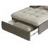 ECKSOFA Webstoff Bettkasten, Nierenkissen, Schlaffunktion - Chromfarben/Beige, MODERN, Textil/Metall (205/270cm) - CARRYHOME