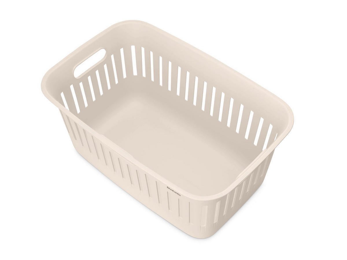 KOŠARA ZA PERILO - bež, Basics, umetna masa (58,7/38,7/27cm) - Brabantia