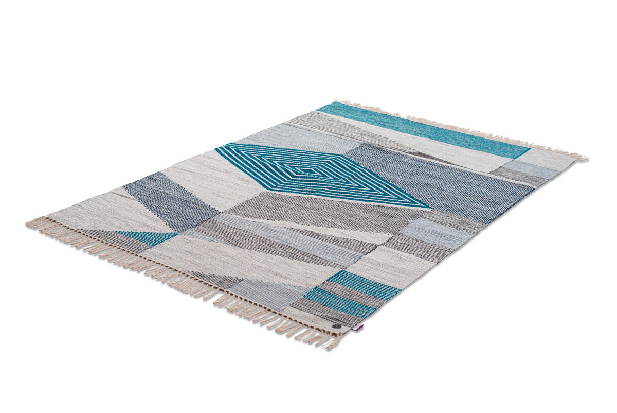 TEPPICH 160/230 cm Türkis  - Türkis, Design, Textil (160/230cm) - Tom Tailor
