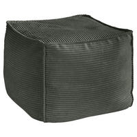 POUF in Grün Textil  - Grün, KONVENTIONELL, Textil (66/40/66cm) - Hom`in