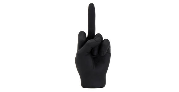 SKULPTUR - Schwarz, LIFESTYLE, Kunststoff (9/21,5/8cm) - Ambia Home