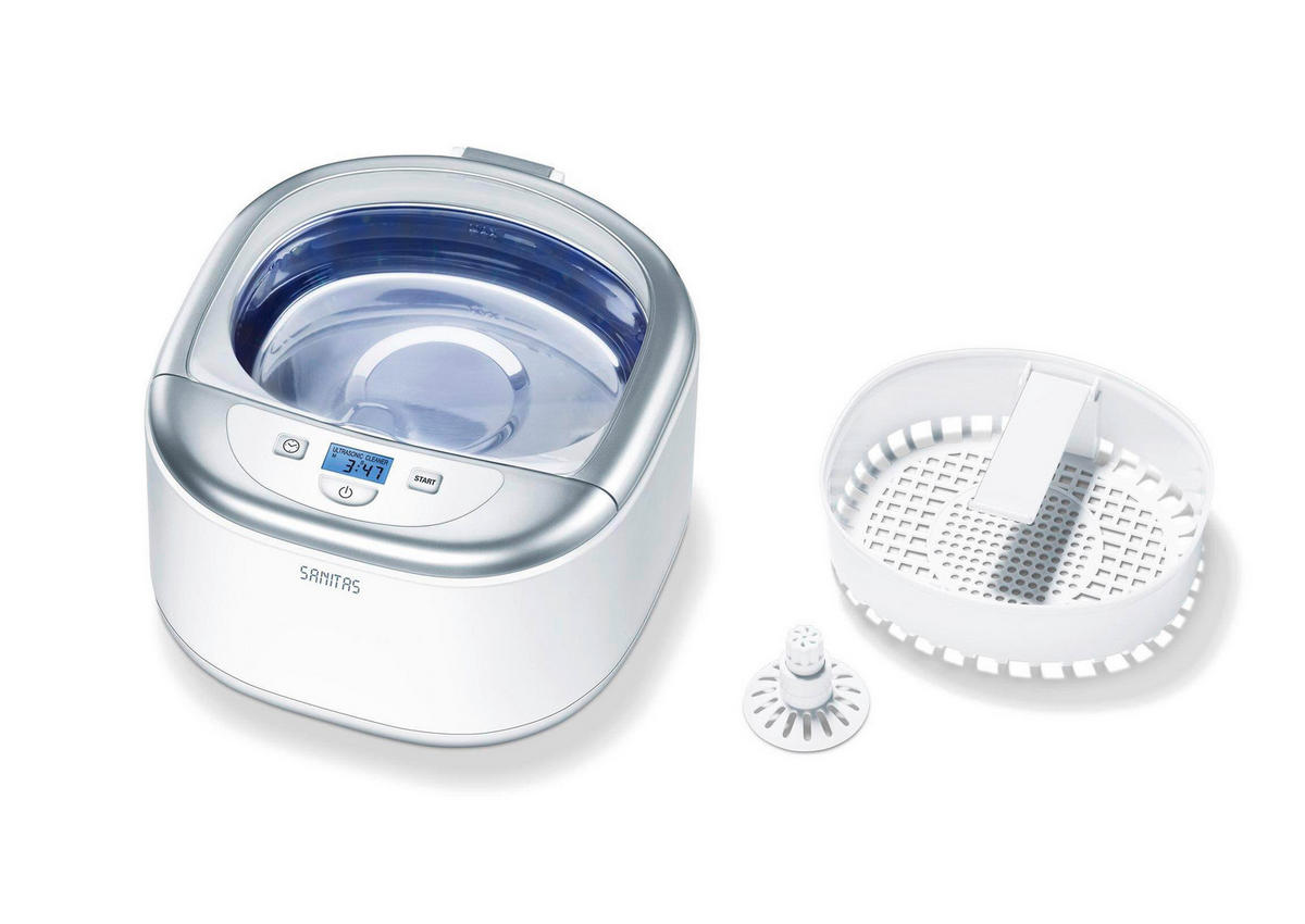 ULTRASCHALLREINIGER - Weiss, Basics (25.5/17/23cm) - Beurer