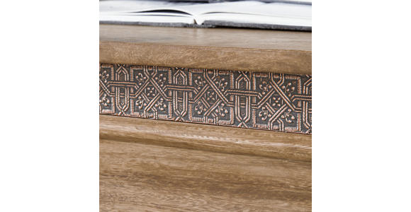 COUCHTISCH in Holz, Metall 110/60/50 cm - Sheeshamfarben, LIFESTYLE, Holz/Metall (110/60/50cm) - Landscape