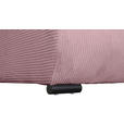 WOHNLANDSCHAFT  in Cord Altrosa  - Schwarz/Altrosa, KONVENTIONELL, Textil/Metall (191/351/191cm) - Carryhome