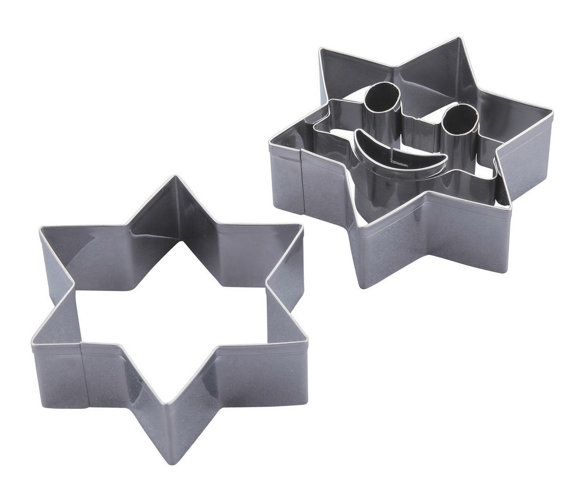 AUSSTECHFORM - Edelstahlfarben, Basics, Metall (6cm) - Dr.Oetker