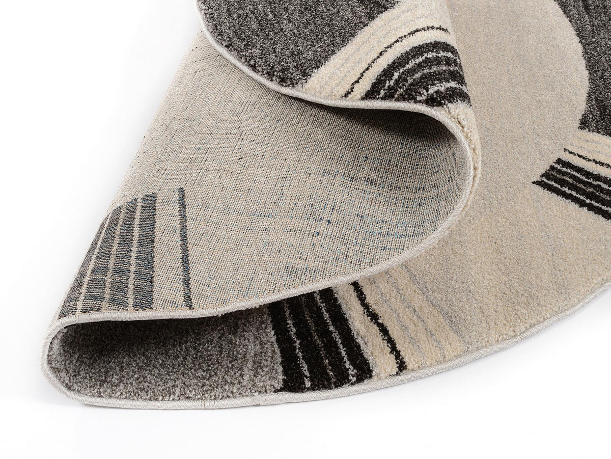 WEBTEPPICH 160 cm Palazzo Lobo Grau  - Grau, KONVENTIONELL, Textil (160cm) - Novel