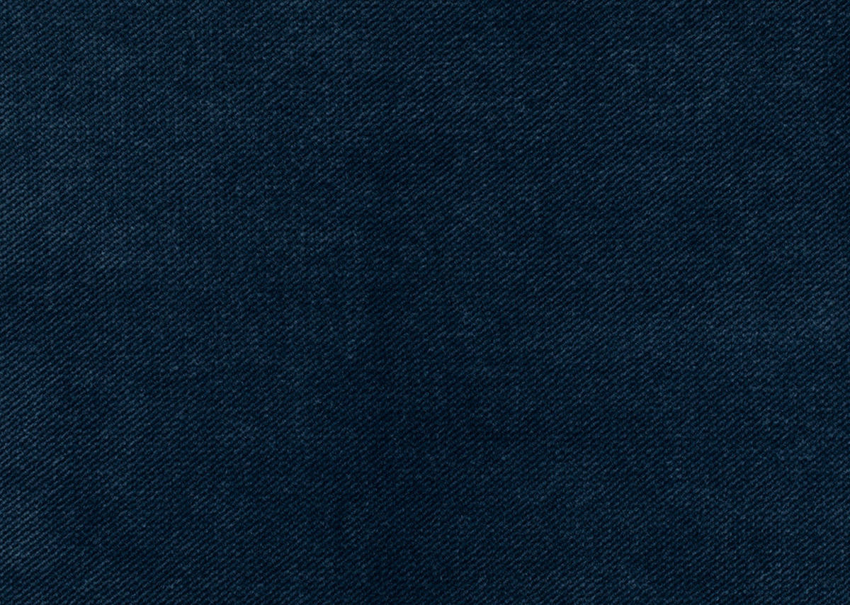 KANAPÉÁGY textil sötétkék  - sötétkék/krómszínű, Design, textil/fém (194/96/86cm) - Novel