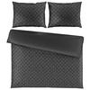 BETTWÄSCHESET Satin 200/210 cm  65 cm/100 cm  - Anthrazit/Silberfarben, Design, Textil (200/210cm) - Dieter Knoll