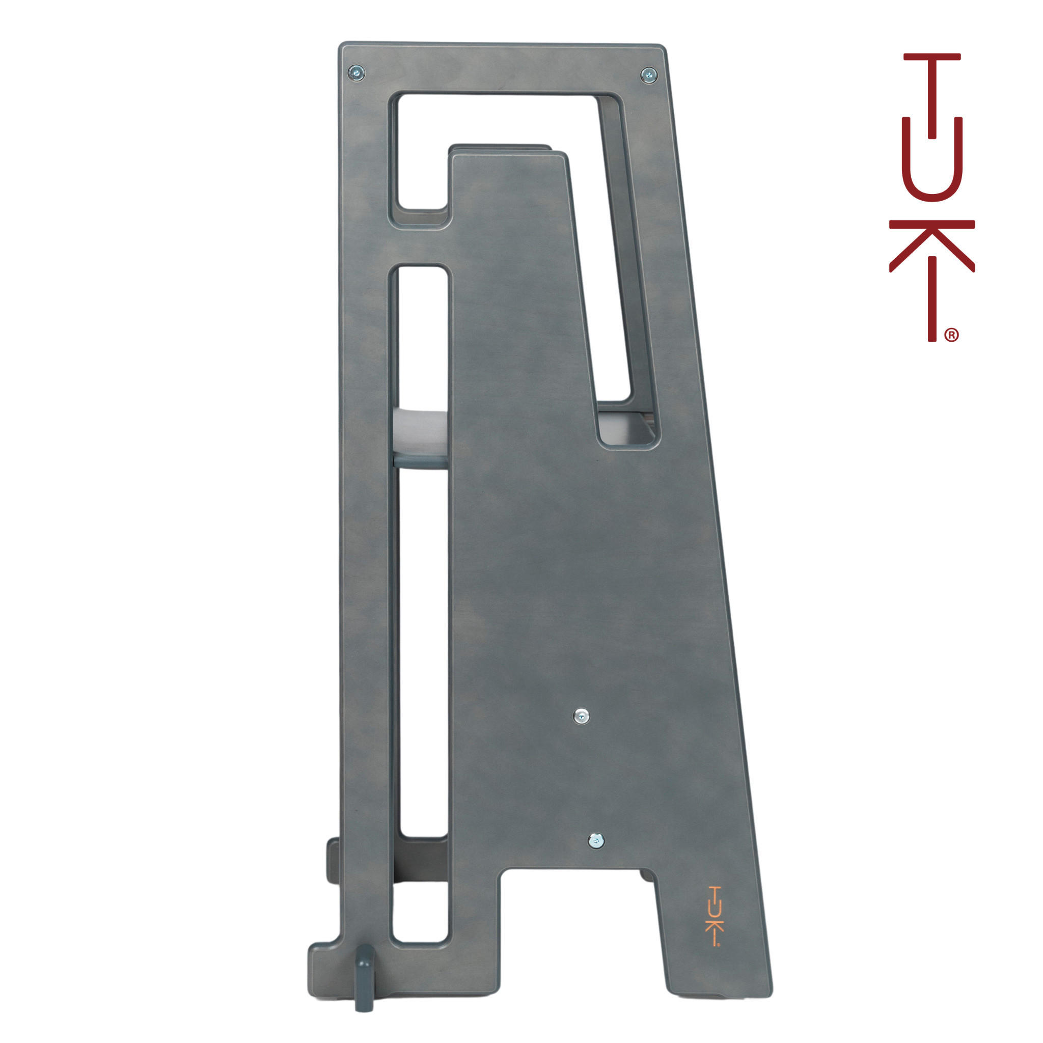 LERNTURM TUKI  - Grau, Basics, Holz (40/90/43cm)