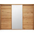 SCHWEBETÜRENSCHRANK 3-türig Wildeiche furniert, massiv Eichefarben - Eichefarben, KONVENTIONELL, Glas/Holz (285/216/70cm) - Linea Natura SCHWEBETÜRENSCHRANK 3-türig Wildeiche furniert, massiv Eichefarben - Eichefarben, KONVENTIONELL, Glas/Holz (285/216/70cm) - Linea Natura