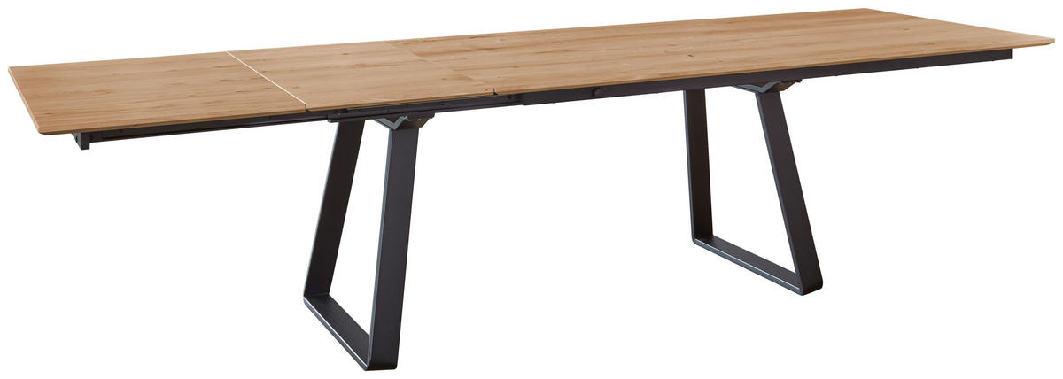 ESSTISCH in Metall, Holzwerkstoff 180-280/95/76 cm  - Eichefarben, Basics, Holzwerkstoff/Metall (180-280/95/76cm) - Celina Home