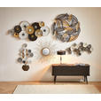 WANDDEKO Metall  - Multicolor, LIFESTYLE, Metall (90,2/47,6/5,1cm) - Ambia Home