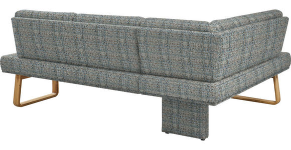 ECKBANK 174/280 cm in Grau, Eichefarben - Eichefarben/Grau, Design, Holz/Textil (174/280cm) - Dieter Knoll