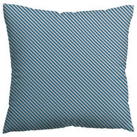 KOPFKISSENBEZUG WOVEN SATIN FADE 80/80 cm  - Blau/Hellgrau, Basics, Textil (80/80cm) - Schlafgut