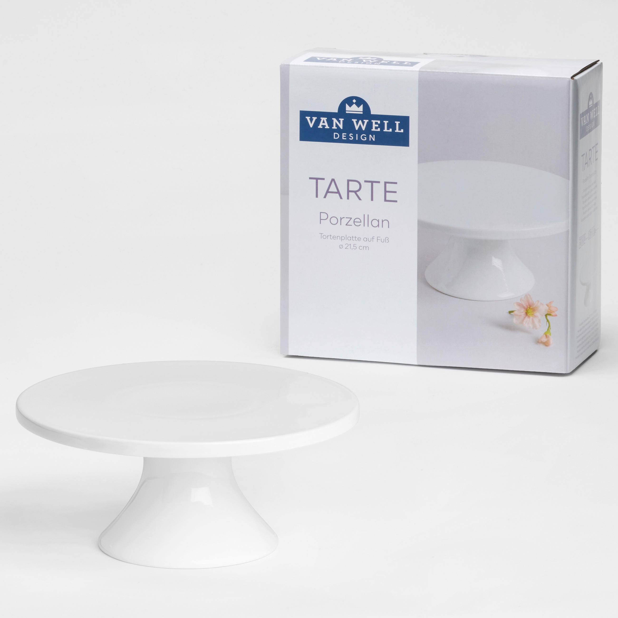 TORTENPLATTE - Weiß, KONVENTIONELL, Keramik (21,3cm) - Van Well