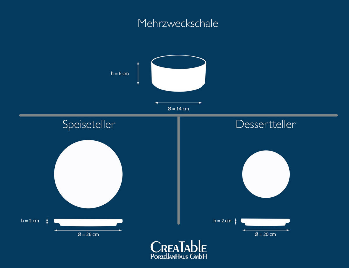 JEDÁLENSKÝ SERVIS, kamenina - čierna, Trend, keramika (39/34/34null) - Connubia 