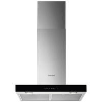 DUNSTABZUGSHAUBE DK6HB470Y  - Edelstahlfarben/Schwarz, Basics, Glas/Metall (59,8/67,8-118/45,4cm) - Dieter Knoll