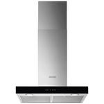 DUNSTABZUGSHAUBE DK6HB470Y  - Edelstahlfarben/Schwarz, Basics, Glas/Metall (59,8/67,8-118/45,4cm) - Dieter Knoll