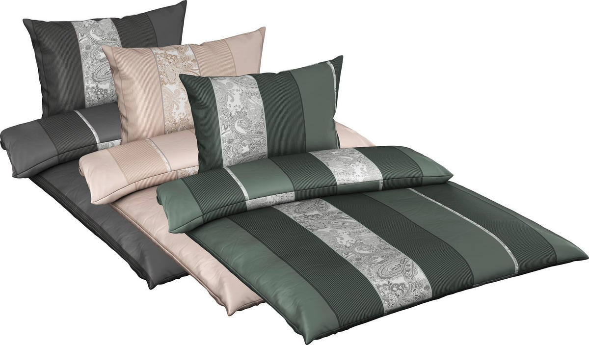 ÁGYNEMŰHUZAT-GARNITÚRA 140/200 cm  - zöld, Design, textil (140/200cm) - Dieter Knoll
