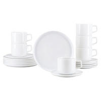 KAFFEESERVICE Weiß Session White 18-teilig  - Weiß, Basics, Keramik - Creatable