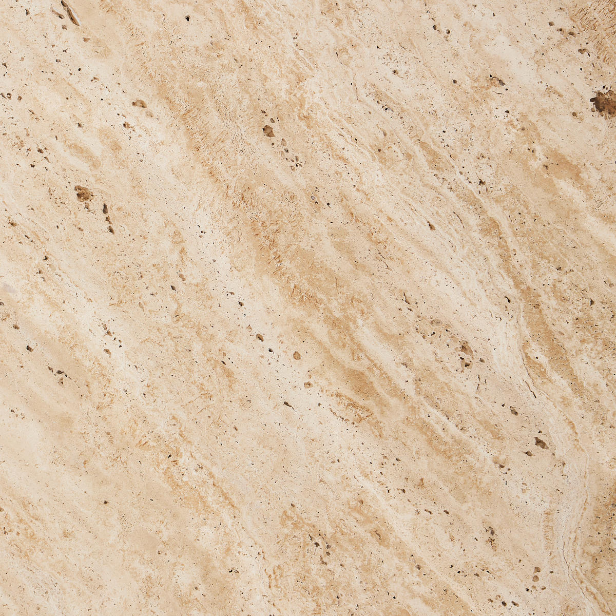Couchtisch DUBAI Travertin Akazie vollmassiv Naturfarben  - Naturfarben, Design, Holz/Stein (60/60/40cm) - Livetastic