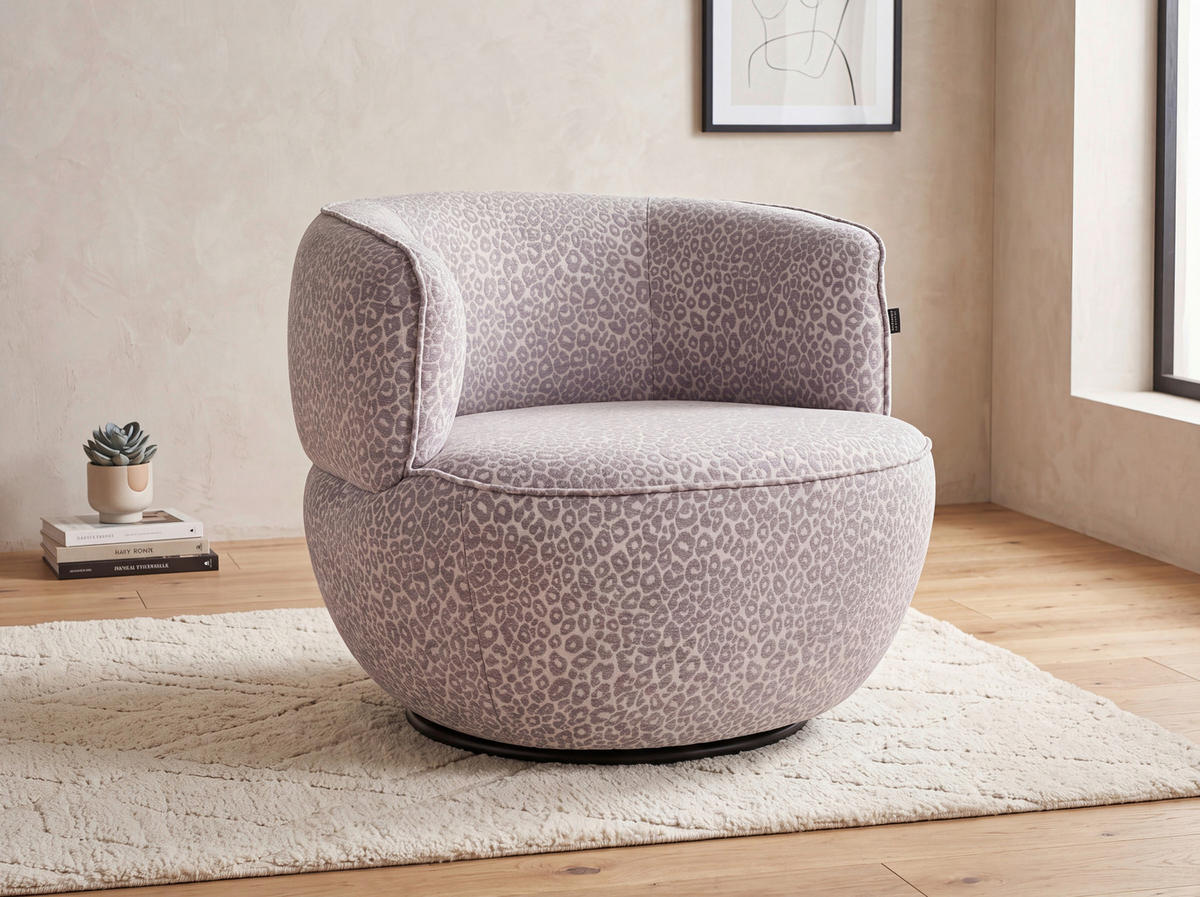 SESSEL in Webstoff Schwarz, Beige  - Beige/Schwarz, Design, Textil/Metall (82/68/81cm) - Stylife