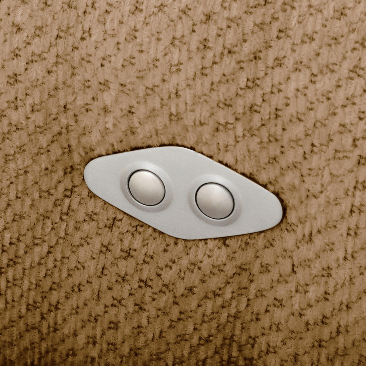 ECKSOFA  Webstoff Rostfarben  - Rostfarben/Schwarz, Design, Kunststoff/Textil (177/274cm) - Livetastic