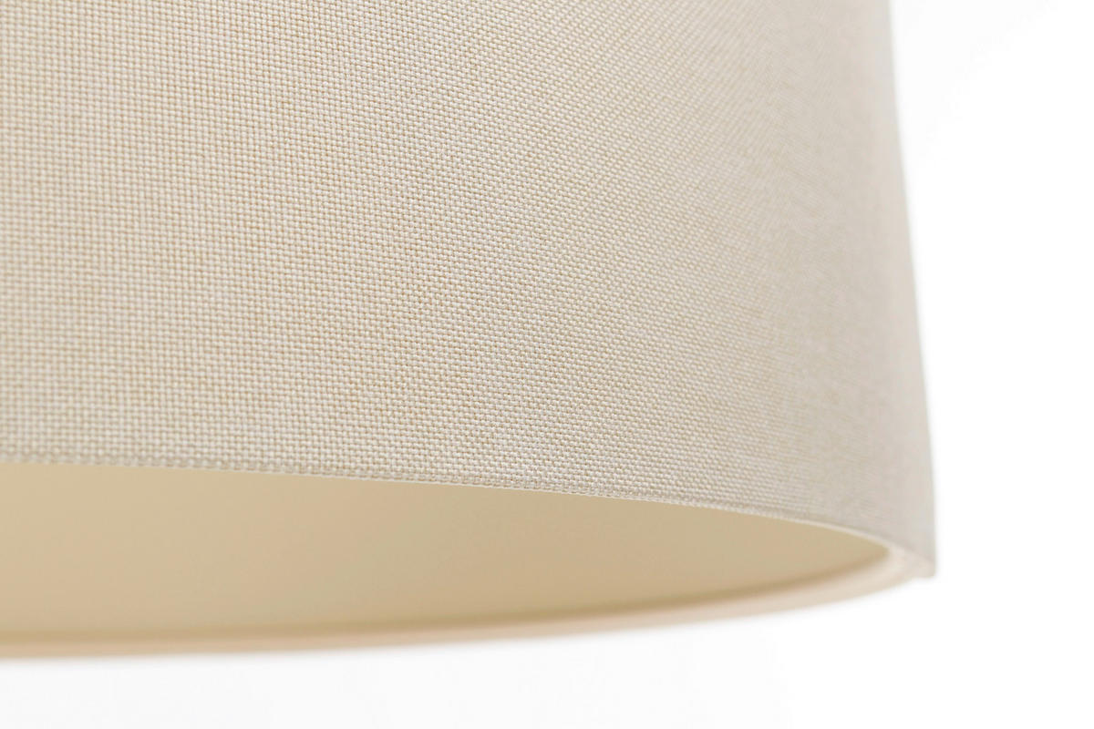 HÄNGELEUCHTE Boho Elegant 50/95 cm   - Beige/Creme, Design, Kunststoff/Textil (50/95cm)